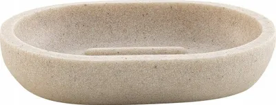 Mbajtëse sapuni Douceur d'Intérieur SOAP, polyresin, ngjyrë rëre - 1