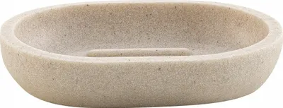 Mbajtëse sapuni Douceur d'Intérieur SOAP, polyresin, ngjyrë rëre - 2