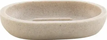 Mbajtëse sapuni Douceur d'Intérieur SOAP, polyresin, ngjyrë rëre