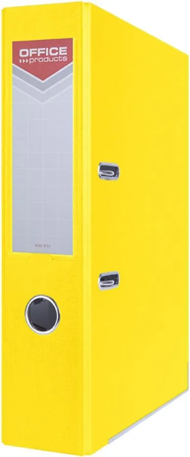 Dosje Office Products Lever Arch Binder, A4, 75mm, e verdhë - 1