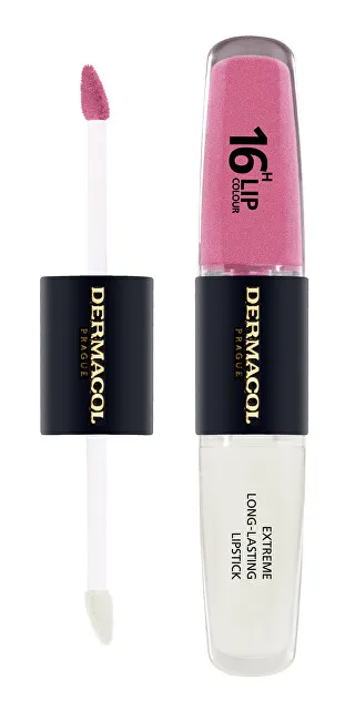 Buzëkuq Dermacol Extreme Long-Lasting Lip Color, 4 + 4 ml, nr.33 - 2