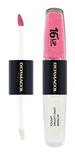 Buzëkuq Dermacol Extreme Long-Lasting Lip Color, 4 + 4 ml, nr.33 - 3