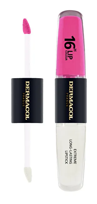 Buzëkuq Dermacol Extreme Long-Lasting Lip Color, 4 + 4 ml, nr.33 - 5
