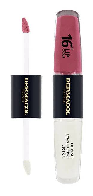 Buzëkuq Dermacol Extreme Long-Lasting Lip Color, 4 + 4 ml, nr.33 - 8