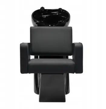 Karrige lavamani Melcap Virginia Backwash Chair, legen qeramik, ergonomike, e zezë