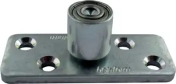 Rrotë udhëzuese Helaform AOL-12, diametër kushinetteje 19mm, për dyer rrëshqitëse, e zezë