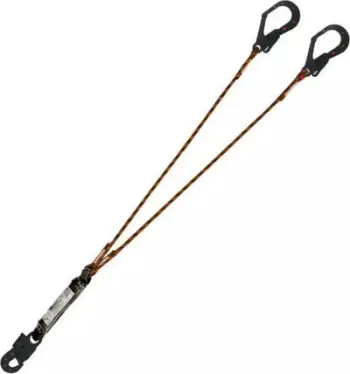 Litar vetësigurimi Climax Shock Absorber Double 35 Semi, absorbues energjie EN 355, grep scaffold