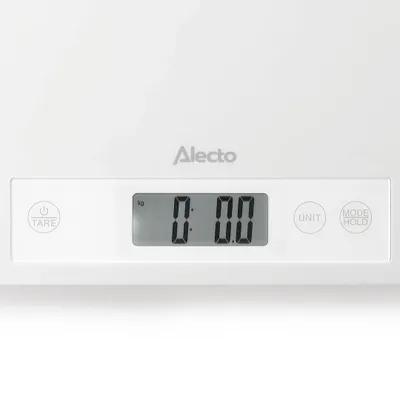 Peshore bebe Alecto 2 në 1, 150kg, ekran dixhital, e bardhë - 3