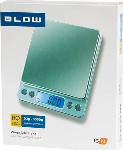 Peshore digjitale Blow 44-110 JS13, 0.1 3000 g, ekran LCD, argjend - 1