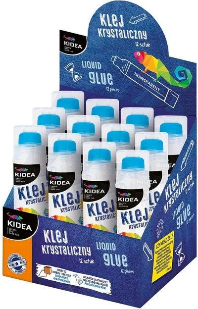 Ngjitës kristal Derform, 125ml, set 12 copë, transparent - 1