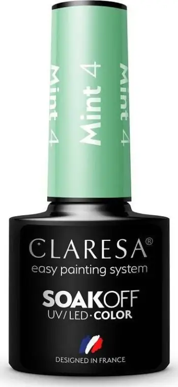 Ll ak xhel për thonj Claresa SoakOff Color, nuancë mint 4, 5g