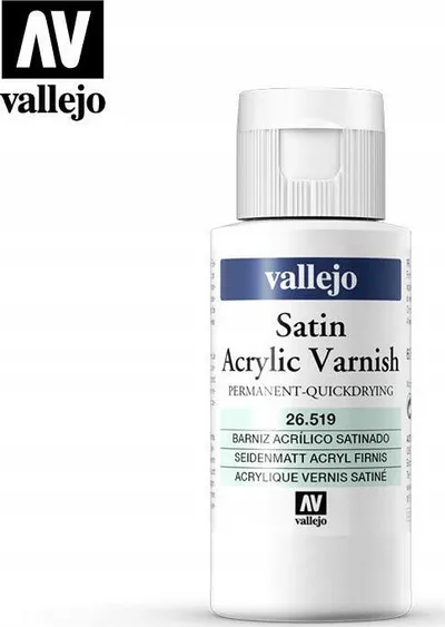 Llak akrilik Vallejo Liquid Varnish, 55ml, përfundim satinë - 2