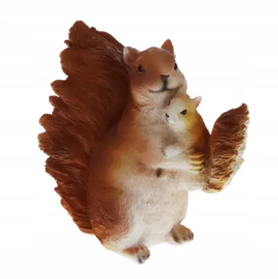Figurinë dekorative ProGarden Garden Squirrel 15264544, për kopsht, rezistente ndaj motit, kafe - 1