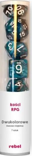 Set zare Rebel RPG Two Color, 7 copë, çelik dhe blu qielli