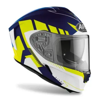 Helmetë integrale Airoh Spark Rise, XXL, matt e verdhë blu