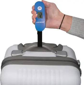 Peshore dore për bagazh Dunlop Airline Tourist, 40kg, ekran LCD, gri