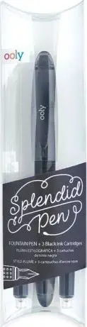Stilograf Ooly Splended Fountain Pen, majë e hollë, blu