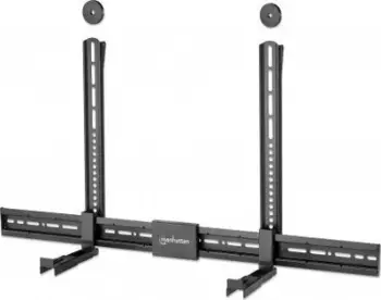 Mbajtëse soundbar Manhattan Universal, montim mur dhe VESA, deri 15 kg, e zezë