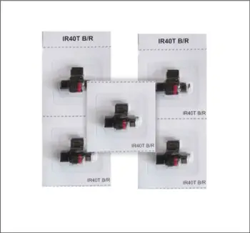 Rrotullë boje për kalkulator Black Point KBPIR40T, set 5 copë, e zezë dhe e kuqe