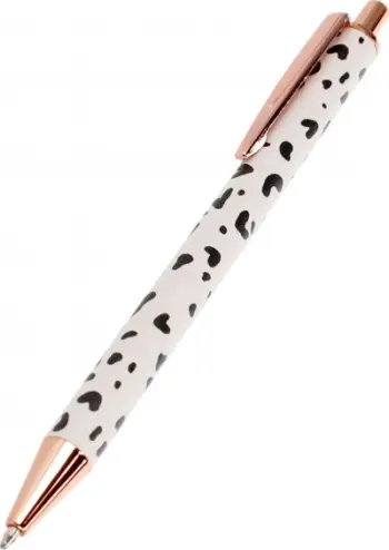 Stilolaps automatik metalik STARPAK Dalmatian B&W 502015, majë topth, bardh e zi