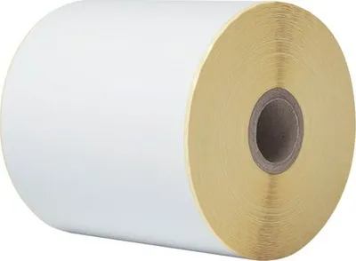 Rrotullë etiketash Brother BDE-1J000102-102, 102mm, 56.4m, e bardhë - 1