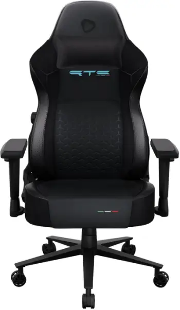 Karrige lojërash Onex RTC ErgoGlide Alcantara, ergonomike, e zezë