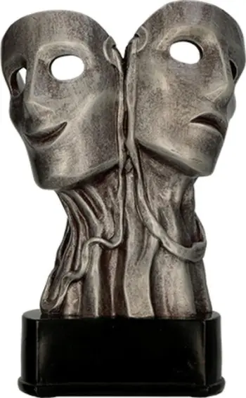 Figurinë dekorative Victoria Sport Cast Theatre, 19cm, ngjyrë bronzi