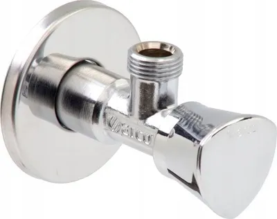 Valvul këndore Arco Angle Valve Mushroom, 1/2" x 3/8", metalike - 1