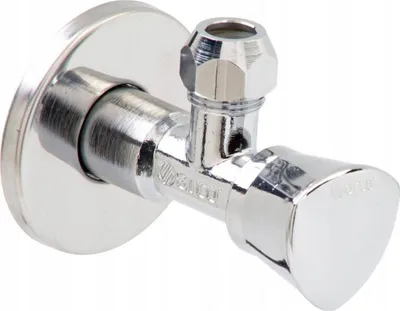 Valvul këndore Arco Angle Valve Mushroom, 1/2" x 3/8", metalike - 2
