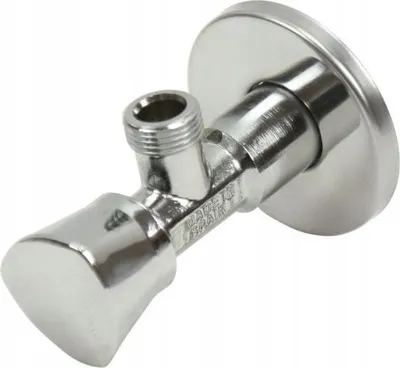 Valvul këndore Arco Globe, 1/2"x3/4", PN16, argjendtë - 1