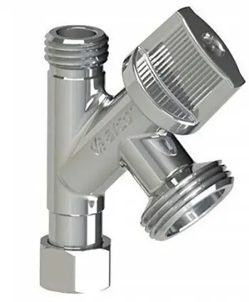 Valvul këndore dekorative Arco Conekta, 1/2"-1/2"-3/4", krom