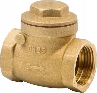 Valvul kontrolli STOP swing check, 1 1/4", bronz, mbyllje gome - 2