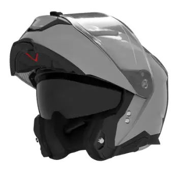 Helmetë modulare motoçiklete Nox N967, polikarbonat, hipolergjike, e zezë