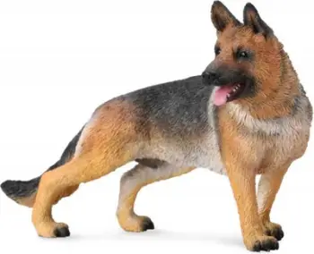 Figurinë kafshe Collecta Alsatian Shepherd Dog, plastikë, shumëngjyrëshe