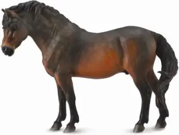 Figurinë lodër Collecta Bay Dartmoor Foal, plastikë, kafe