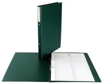 Dosje personale BIURFOL TD-11-02, mekanizëm 2 unaza, 3 cm, jeshile e errët