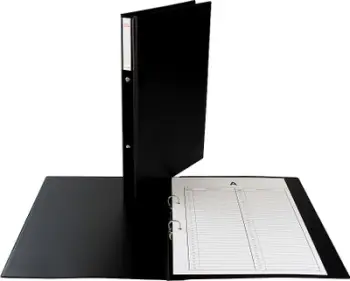 Dosje personale Biurfol TD-11-03, mekanizëm 2 unaza, 3 cm, e zezë