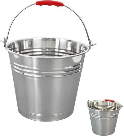 Kovë Orion Steel, çelik inox, 5L, argjendtë - 1