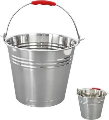 Kovë Orion Steel, çelik inox, 5L, argjendtë