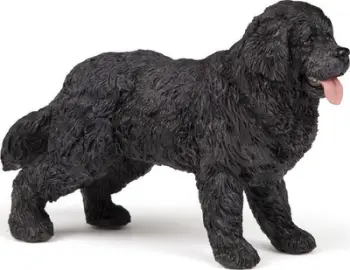 Figurine lodër PAPO Dog and Cat Companions Newfoundland, PVC, shumëngjyrëshe