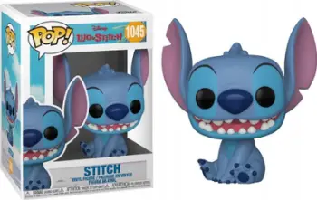 Figurine Funko Pop Disney Lilo and Stitch Smiling Seated Stitch, 10cm, vinyl, shumëngjyrëshe