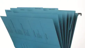 Dosje personale Pagna, 5 ndarje, blu