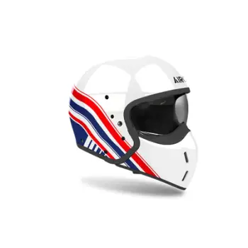Helmetë modulare motoçiklete Airoh J 110 Eon, Composite Carbon, vintage, shumëngjyrëshe