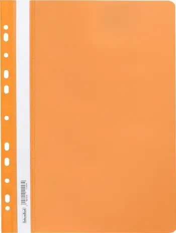 Dosje plastike Biurfol A4, set 10 copë, portokalli