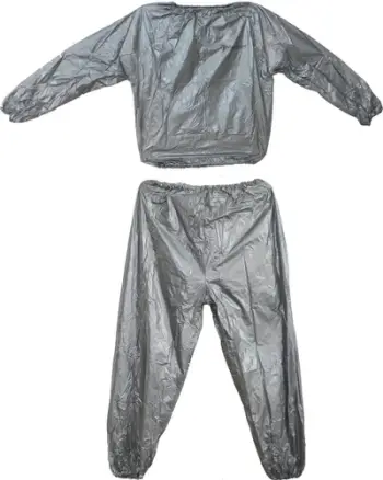 Kostum saune MASTER Jumpsuit, set 2 pjesë, madhësia XL, argjend