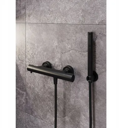 Rubinet dushi termostatik Cersanit Virgo, muror, i zi - 3