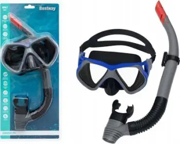 Set zhytjeje Bestway Black, maskë dhe tuba snorkel, e zezë