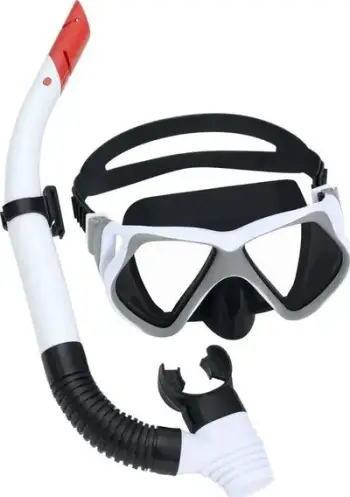 Set zhytjeje Bestway White Diving Mask With Snorkel, për fëmijë 14+, i bardhë