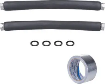 Set zorrë me arrë Breathalyzer DN25, 0.70 m, izolim UV 9 mm, metalik