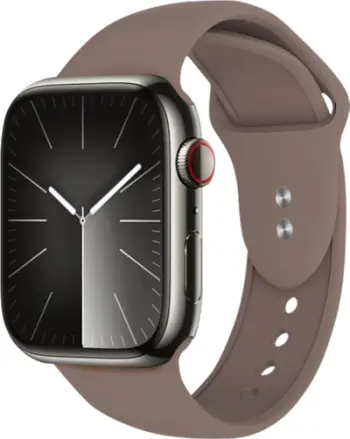 Rrip ore Crong Liquid për Apple Watch 42/44/45/49 mm, silikon i lëngshëm, portokalli
